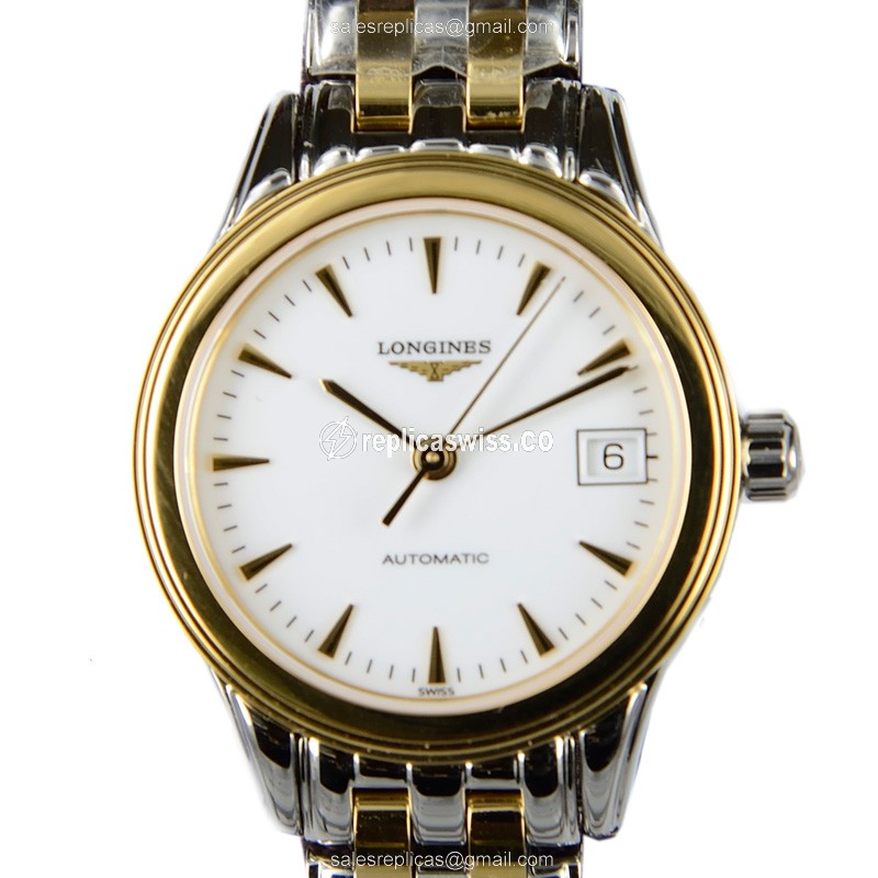Longines L4.274.3.22.7 FLAGSHIP Automatic 18kt Gold & Steel