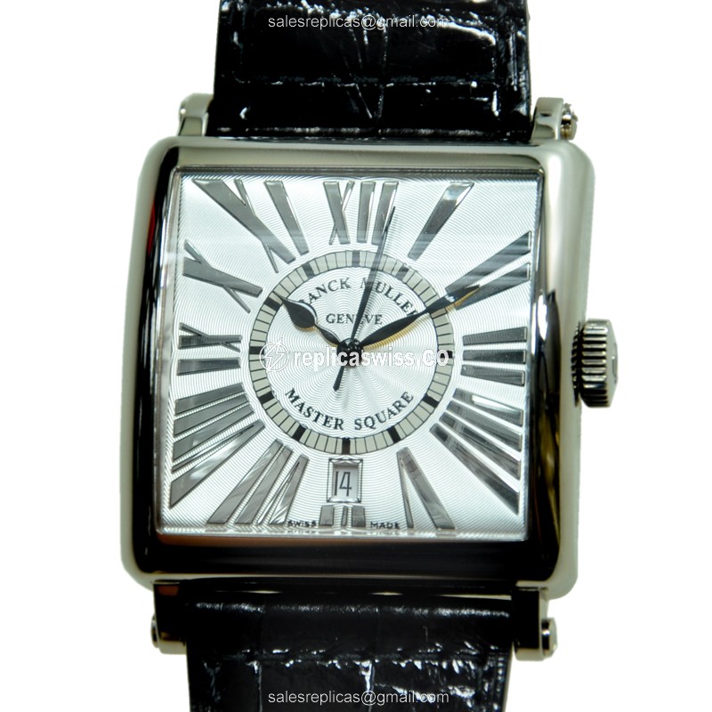 Franck Muller 6000 H SC DT (OG) MASTER SQUARE Automatic 18kt White Gold