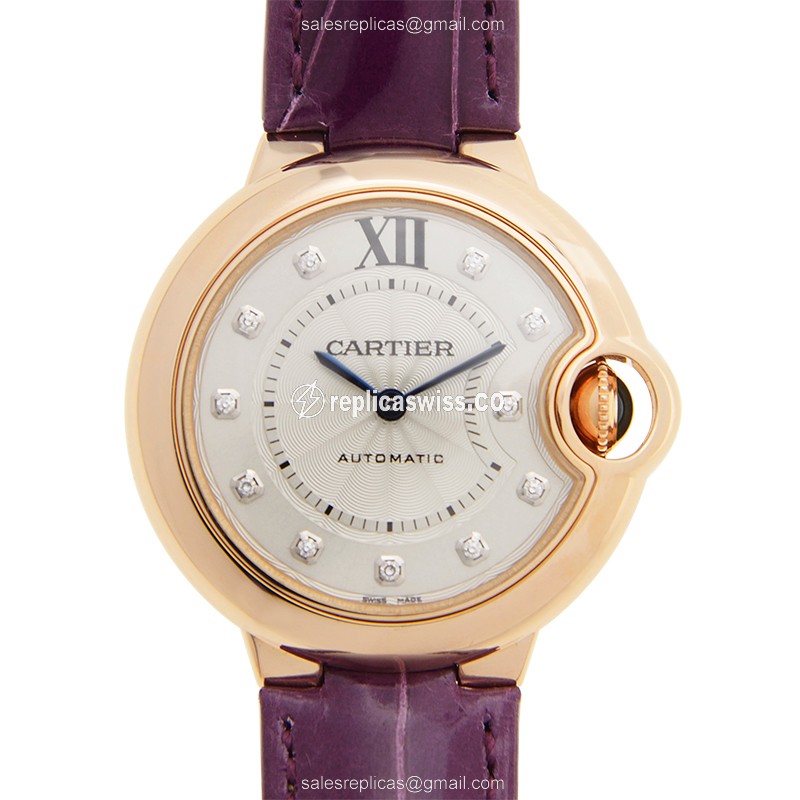 Cartier WE902063 BALLON BLEU Automatic 18kt Rose Gold