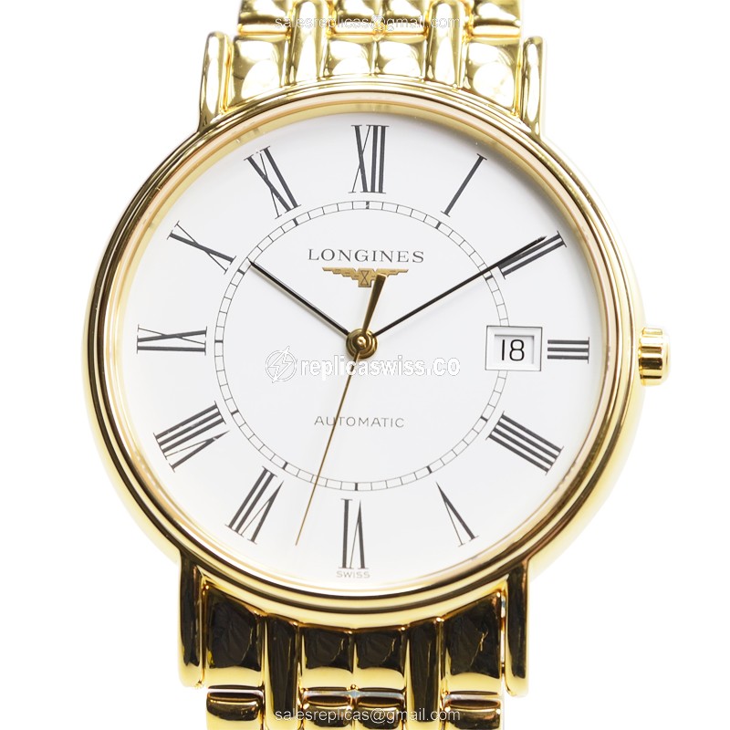 Longines L4.921.2.11.8 PRESENCE Automatic PVD Gold