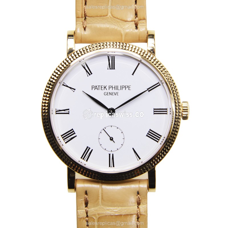 Patek Philippe 7119J-010 CALATRAVA Manual Wind 18kt Yellow Gold