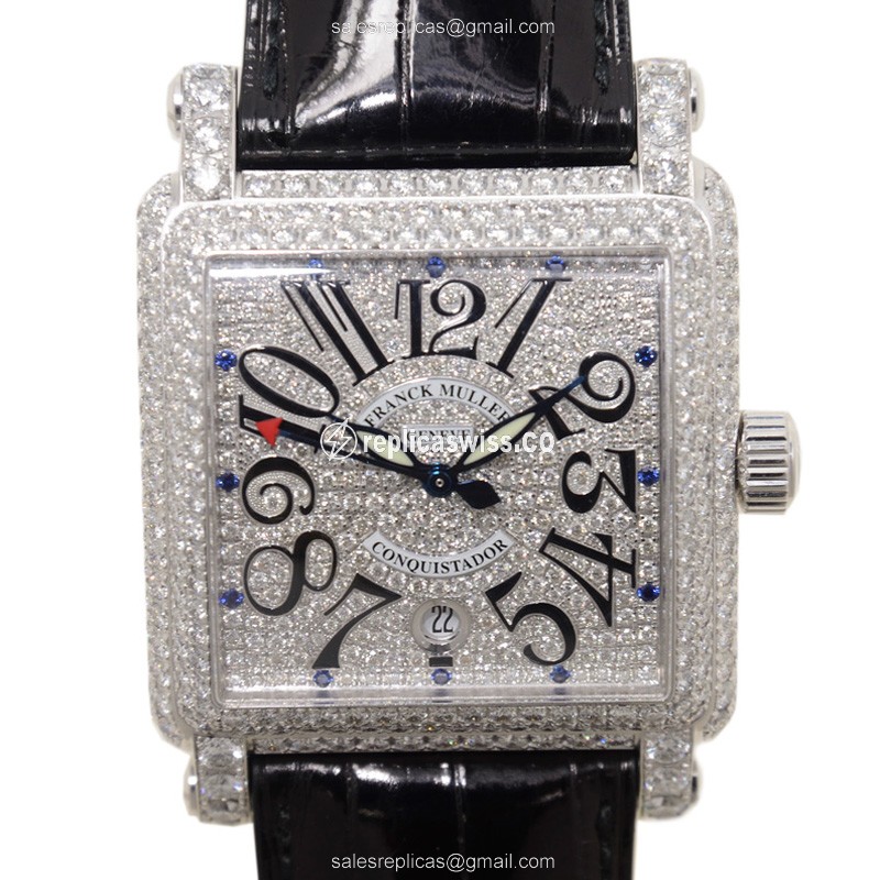 Franck Muller 10000 H SC D CD (OG) COLOR DREAMS Automatic 18kt White Gold & Diamond
