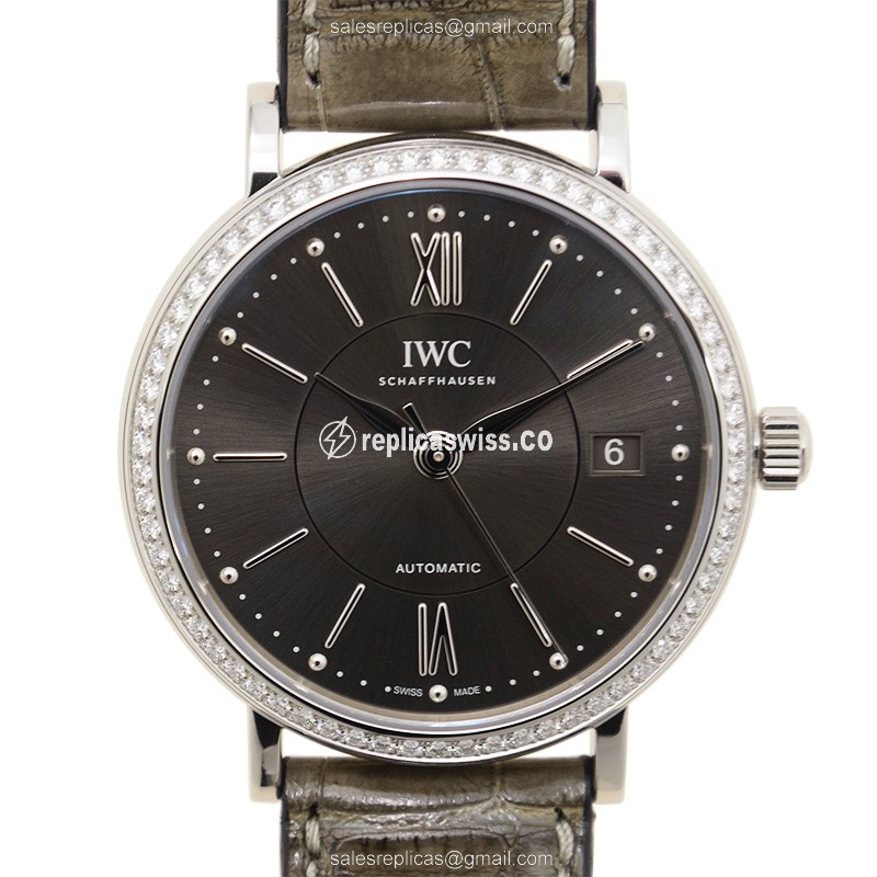 IWC IW458104 PORTOFINO Automatic Stainless Steel & Diamonds