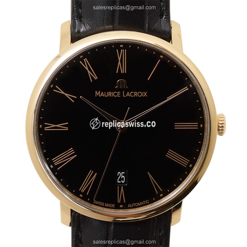 Maurice Lacroix LC6007-PG101-310 LES CLASSIQUES Automatic 18kt Rose Gold