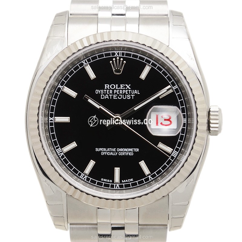 Rolex 116234 DATEJUST Automatic 18kt White Gold & Steel