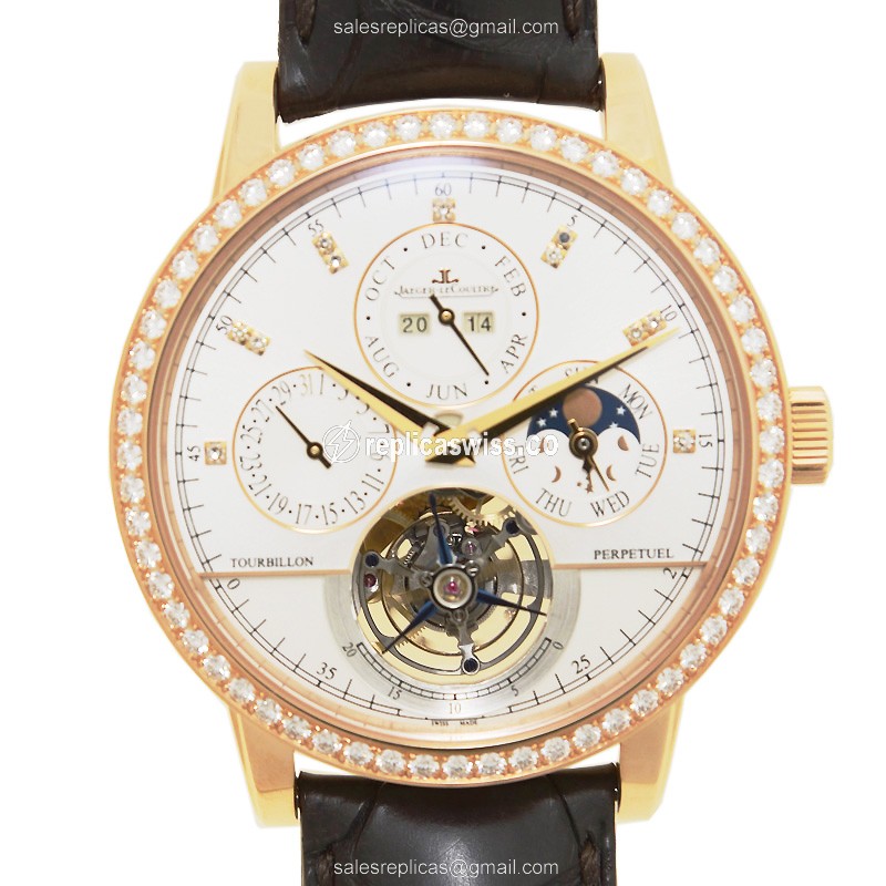 Jaeger-Lecoultre Q5042501 MASTER ULTRA THIN Automatic 18kt Rose Gold & Diamonds