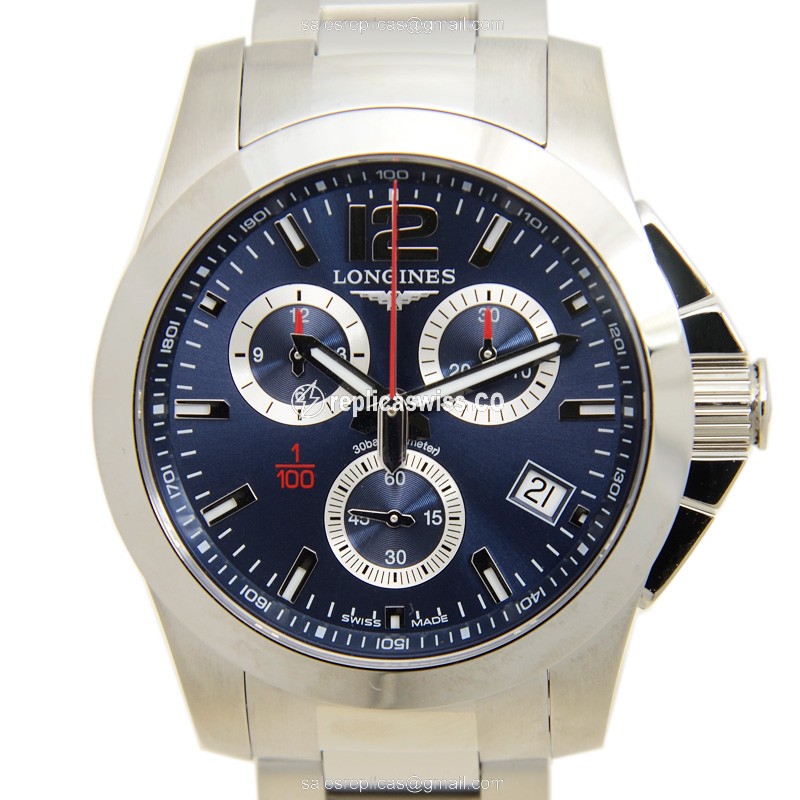 Longines L3.700.4.96.6 CONQUEST Quartz Stainless Steel
