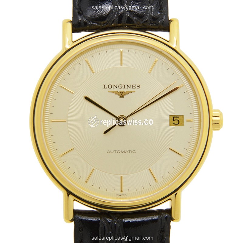 Longines L4.821.2.42.2 PRESENCE Automatic PVD Gold