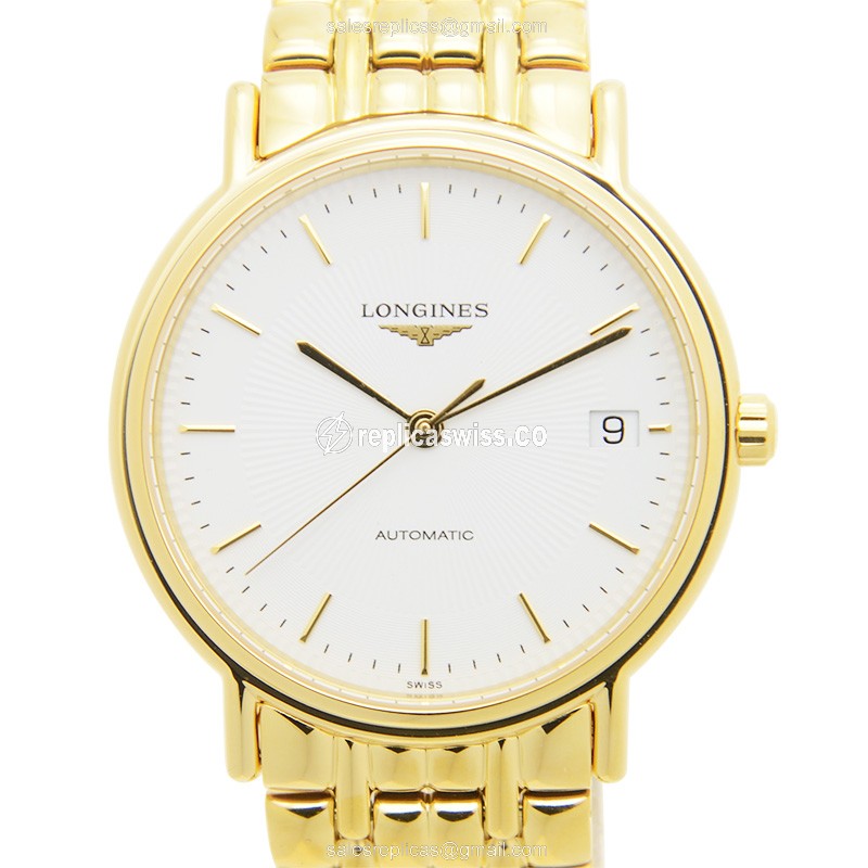 Longines L4.821.2.18.8 PRESENCE Automatic PVD Gold