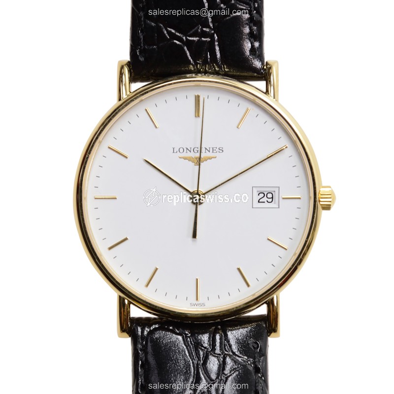 Longines L4.743.6.12.2 LA GRANDE Quartz 18kt Yellow Gold