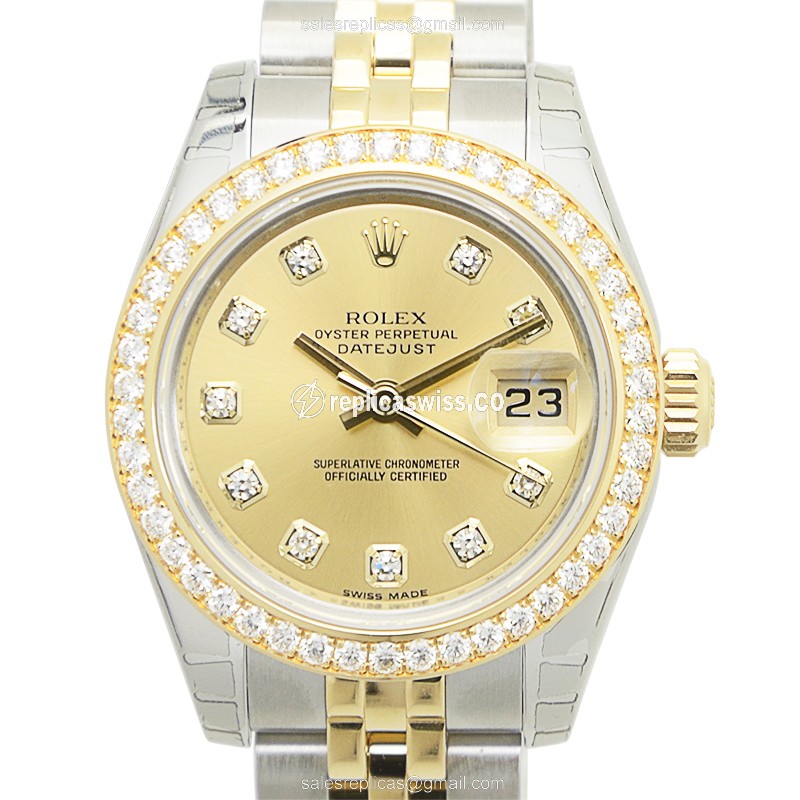 Rolex 179383GCH_J LADY DATEJUST Automatic 18kt Gold & Diamond & Steel