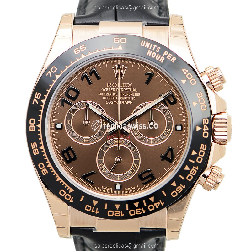 Rolex 116515LNBR DAYTONA Automatic 18kt Rose Gold