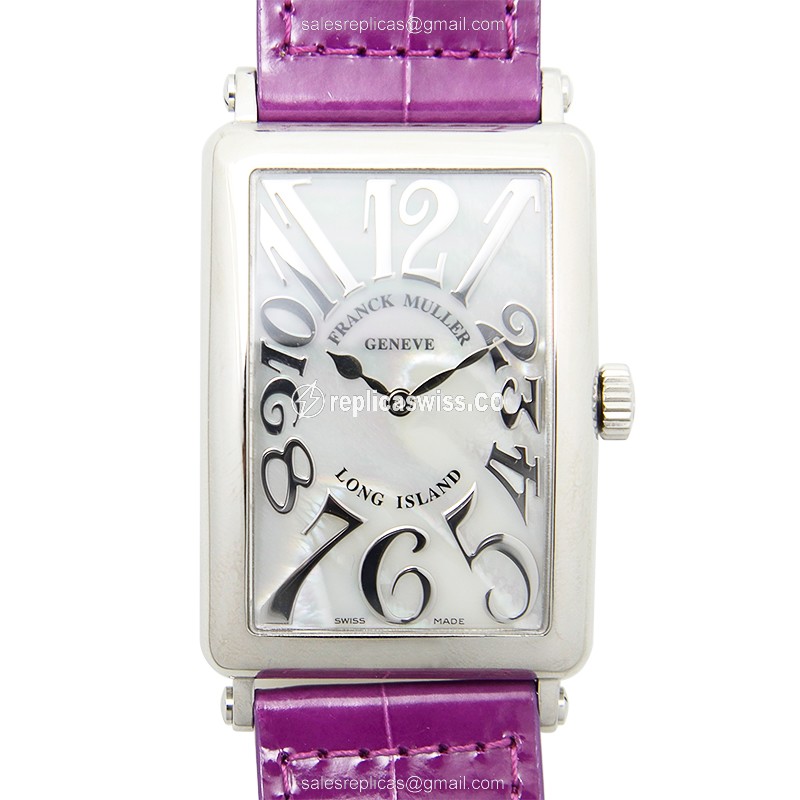 Franck Muller 1002 QZ REL MOP (AC) LONG ISLAND Quartz Stainless Steel