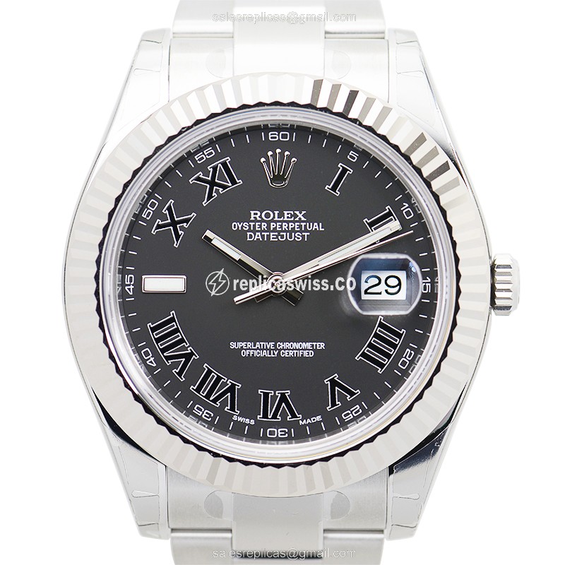 Rolex 116334 DATEJUST Automatic 18kt White Gold & Steel
