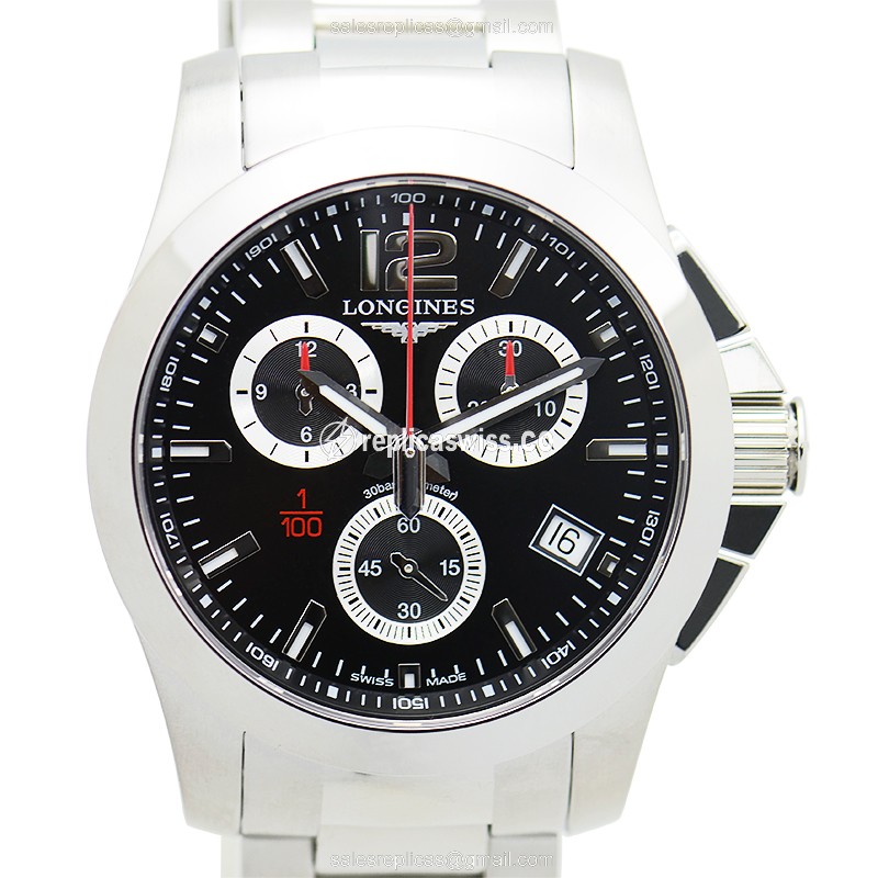Longines L3.700.4.56.6 CONQUEST Quartz Stainless Steel