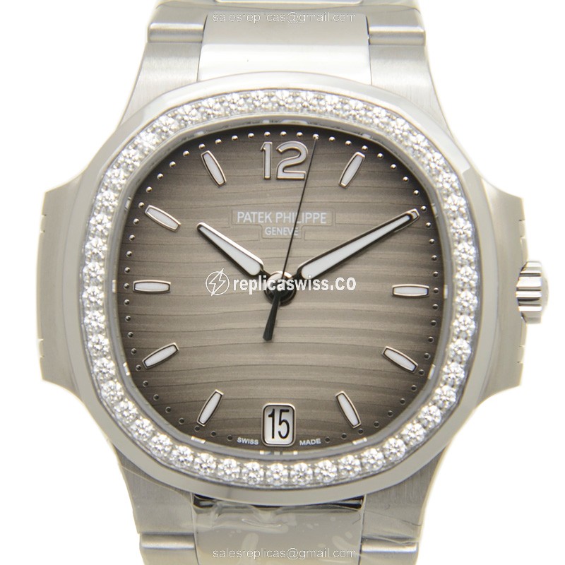 Patek Philippe 7018/1A-011 NAUTILUS Automatic Stainless Steel & Diamonds