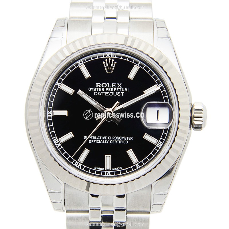 Rolex 178274-0004 LADY DATEJUST Automatic 18kt White Gold & Steel