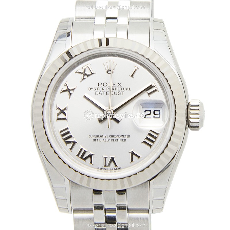 Rolex 179174SVRN_J LADY DATEJUST Automatic 18kt White Gold & Steel