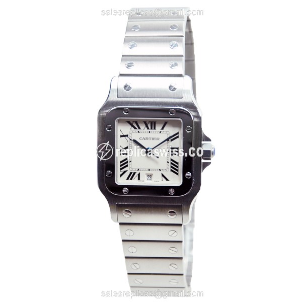 Cartier W20060D6 SANTOS Quartz Stainless Steel