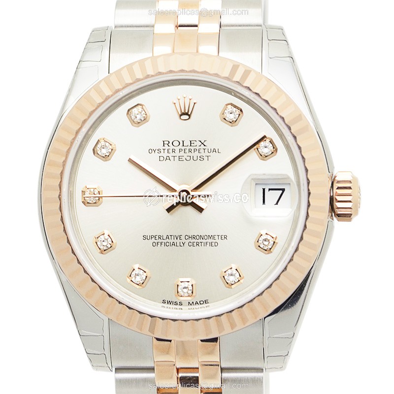 Rolex 178271GSV LADY DATEJUST Automatic 18kt Rose Gold & Steel