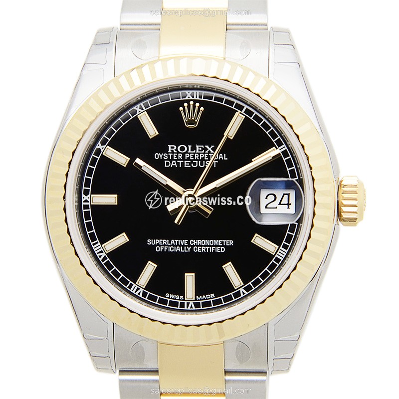 Rolex 178273BK_O LADY DATEJUST Automatic 18kt Gold & Steel
