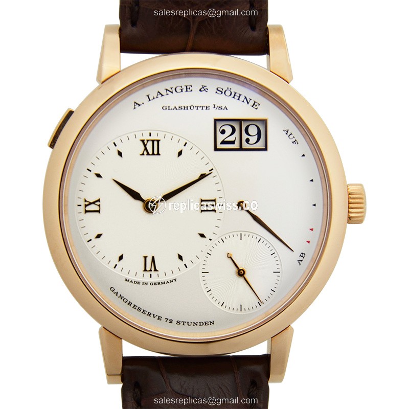 A Lange & Sohne 117.032 GRAND LANGE Manual Wind 18kt Rose Gold