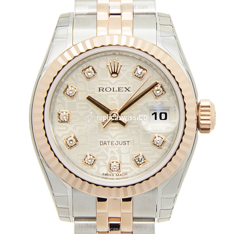 Rolex 179171JSV LADY DATEJUST Automatic 18kt Rose Gold & Steel