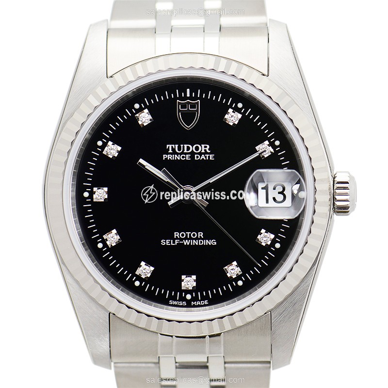Tudor 74034-62470-10DI-BK PRINCE DATE Automatic Stainless Steel