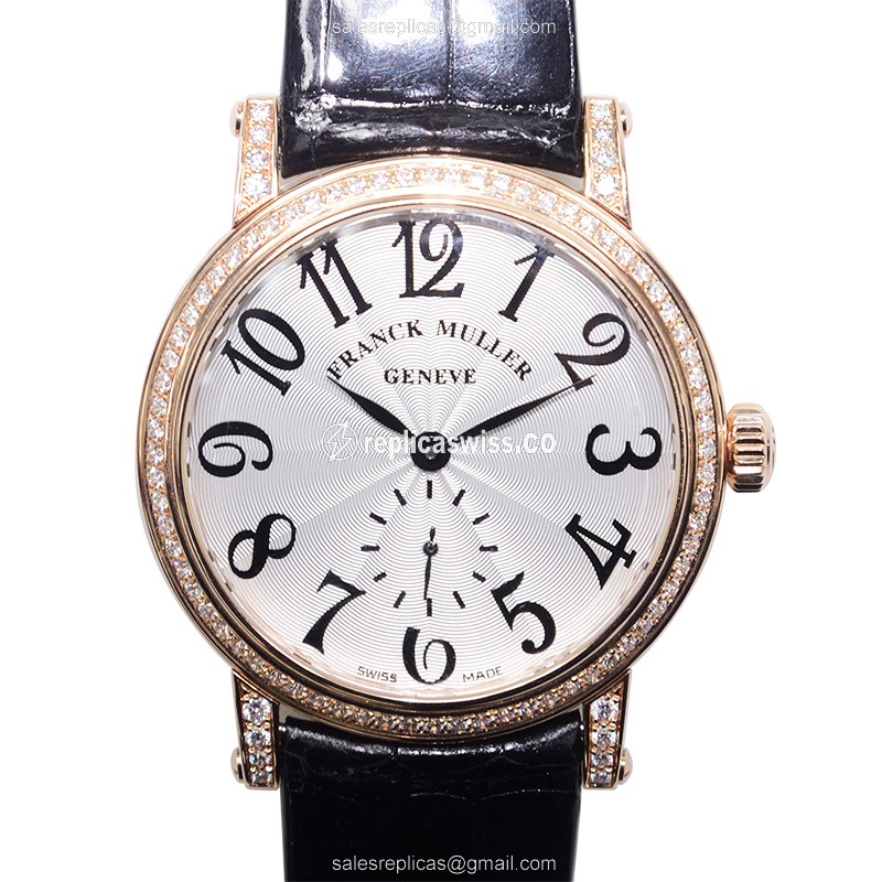 Franck Muller 7391 B S6 D (5N) VINTAGE Automatic 18kt Rose Gold & Diamonds