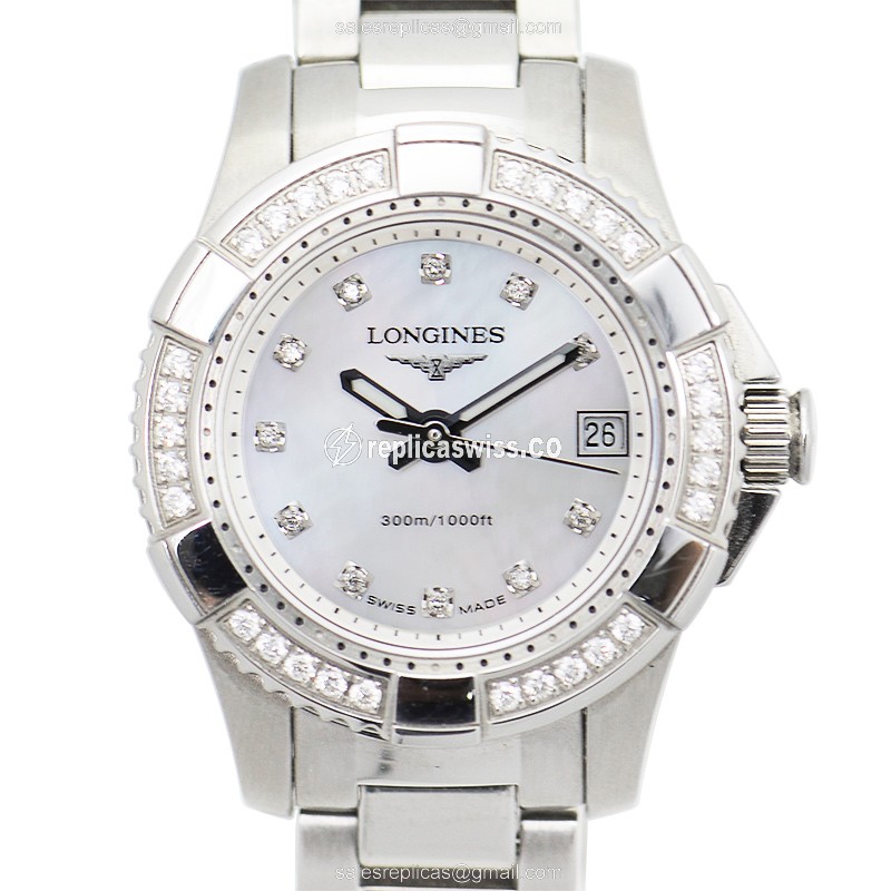Longines L3.147.0.87.6 CONQUEST Quartz Stainless Steel