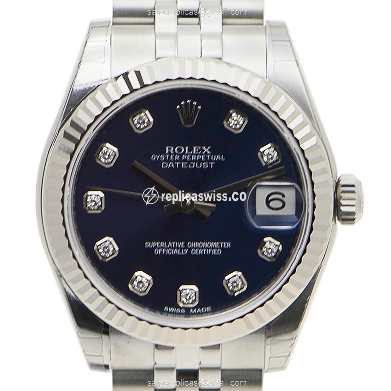 Rolex 178274-0048 LADY DATEJUST Automatic 18kt White Gold & Steel