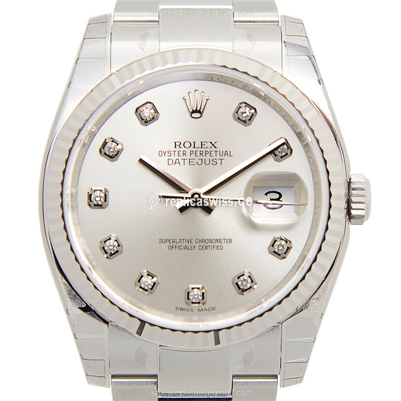 Rolex 116234G DATEJUST Automatic 18kt White Gold & Steel