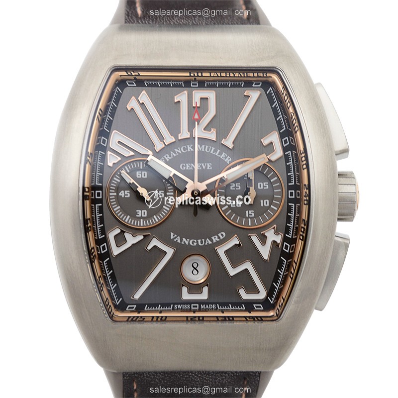 Franck Muller V 45 CC DT TT BR(5N) VANGUARD Automatic Stainless Steel