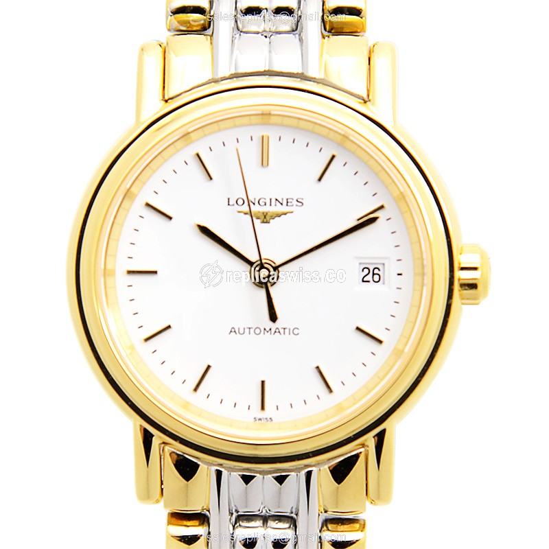 Longines L4.321.2.12.7 PRESENCE Automatic Gold-Plated & Stainless Steel