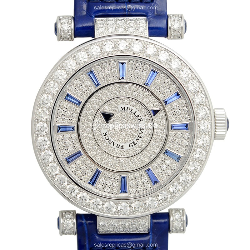 Franck Muller DM 39 D 1R CD (OG) DOUBLE MYSTERY Automatic 18kt White Gold & Diamond