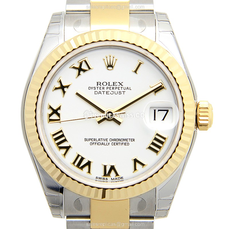 Rolex 178273WTRN_O LADY DATEJUST Automatic 18kt Gold & Steel