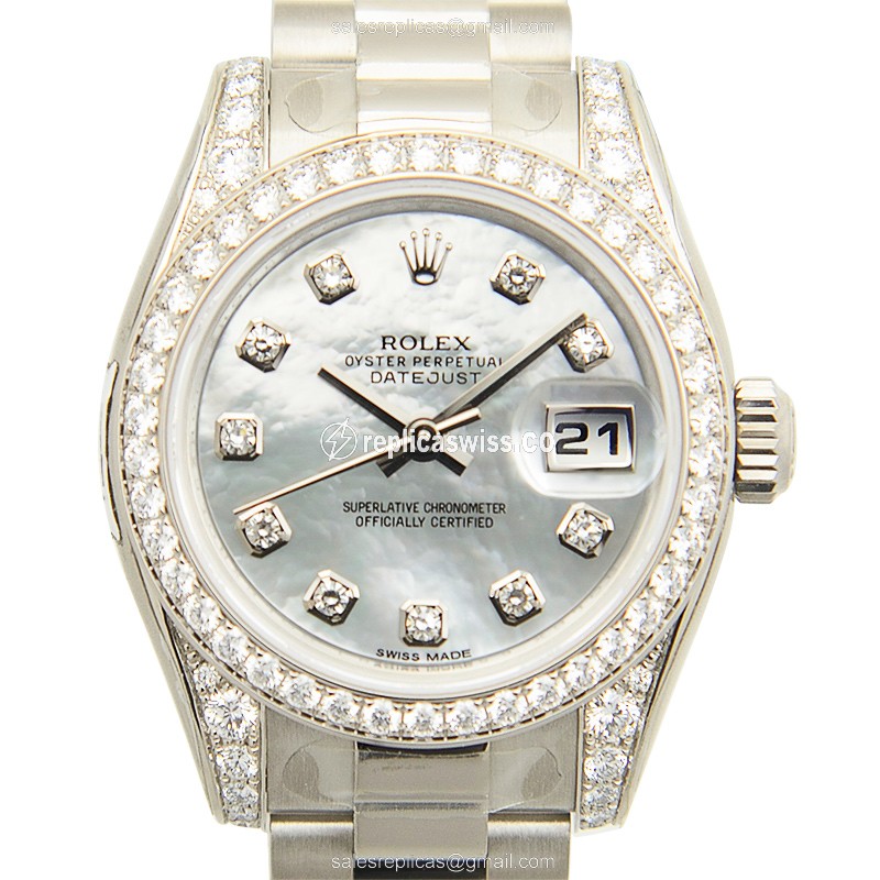 Rolex 179159NGWT LADY DATEJUST Automatic 18kt White Gold & Diamond