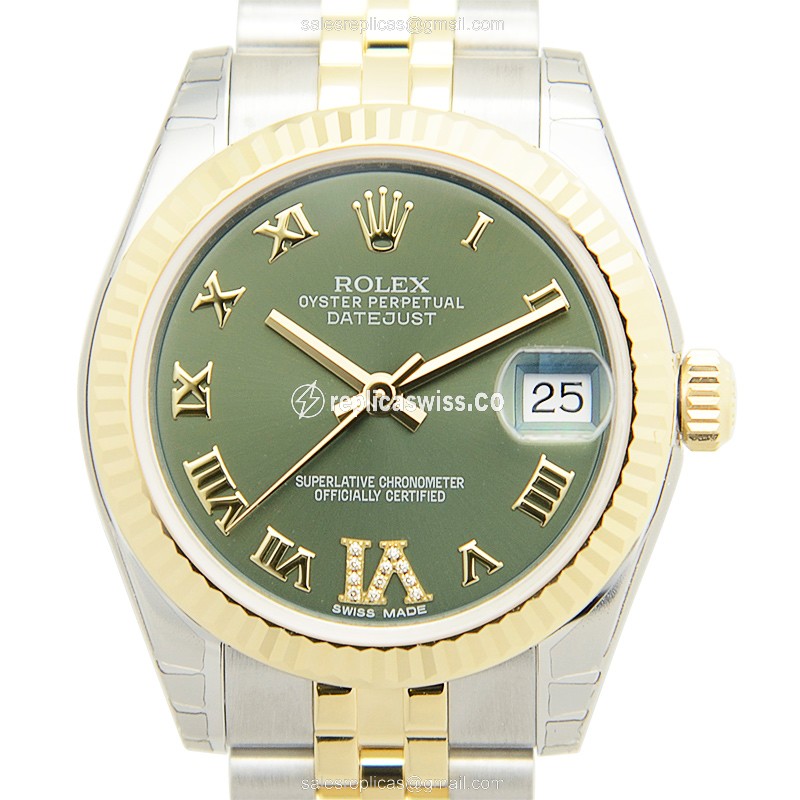 Rolex 178273GNRNVIDIA LADY DATEJUST Automatic 18kt Gold & Steel