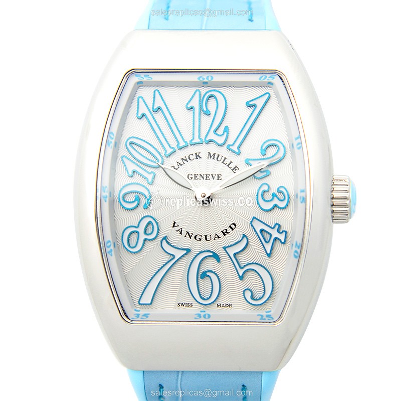 Franck Muller V 32 QZ (AC.BL) VANGUARD Quartz Stainless Steel