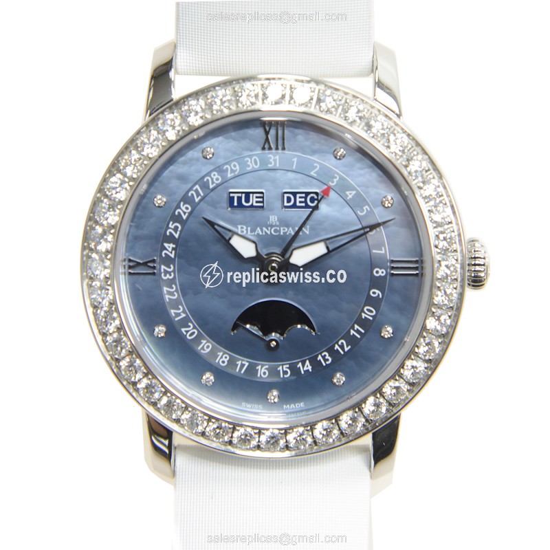 Blancpain 3663-4654L-52B WOMEN Automatic Stainless Steel & Diamonds