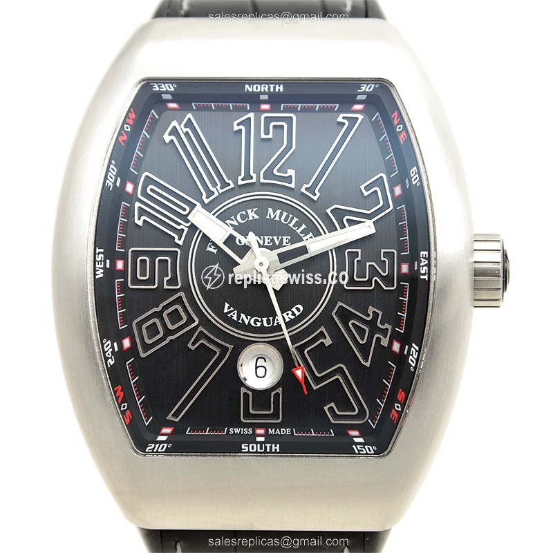 Franck Muller V 45 SC DT (AC.BR.NR) VANGUARD Automatic Stainless Steel