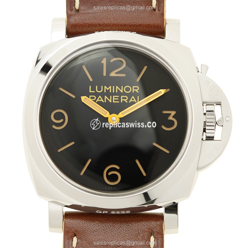 Panerai PAM00372 LUMINOR Manual Wind Stainless Steel
