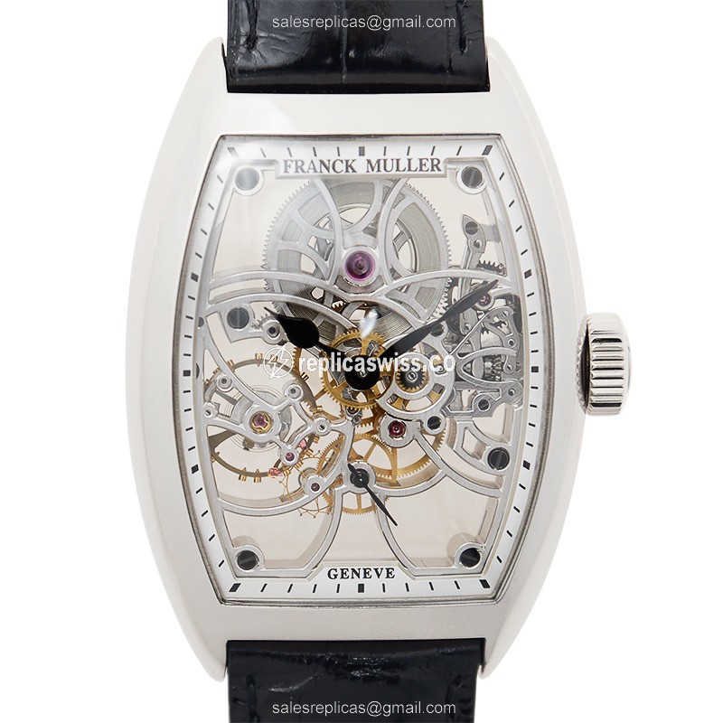 Franck Muller 7880 B S6 SQT (OG) GENEVE Manual Wind 18kt White Gold