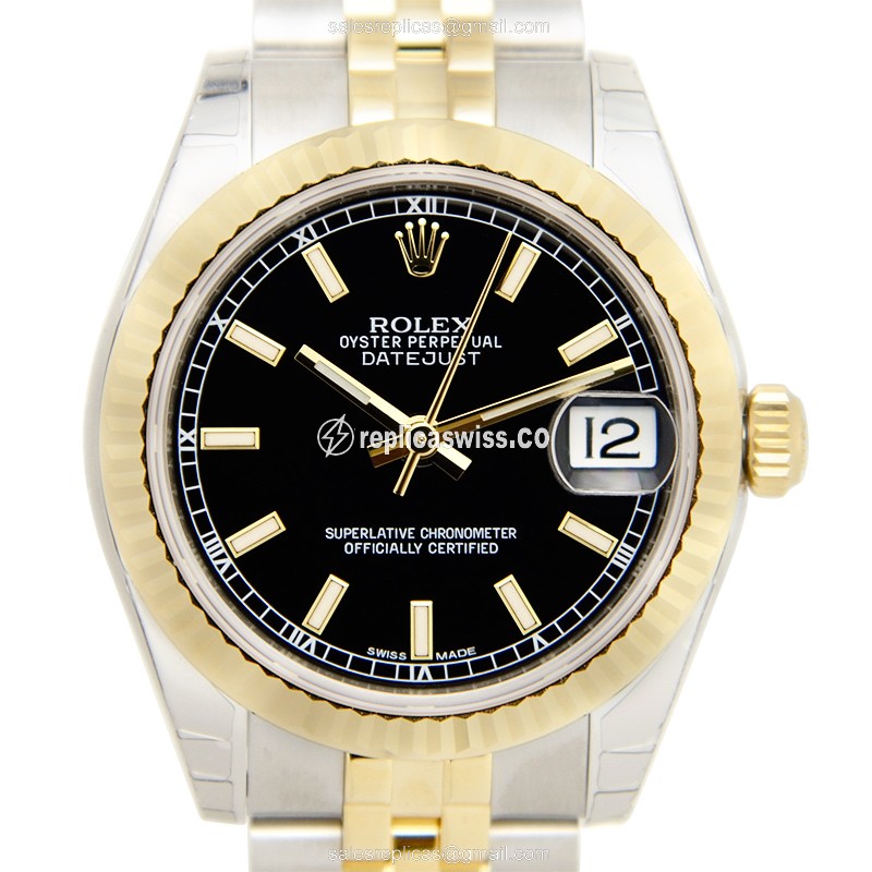 Rolex 178273BK LADY DATEJUST Automatic 18kt Gold & Steel