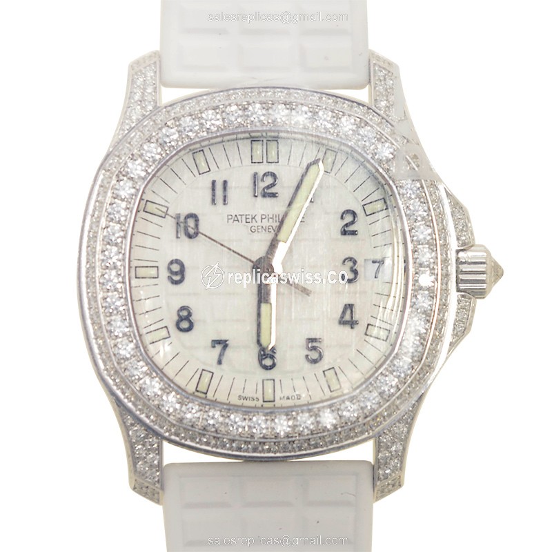 Patek Philippe 5069G-011 AQUANAUT Automatic 18kt White Gold & Diamond