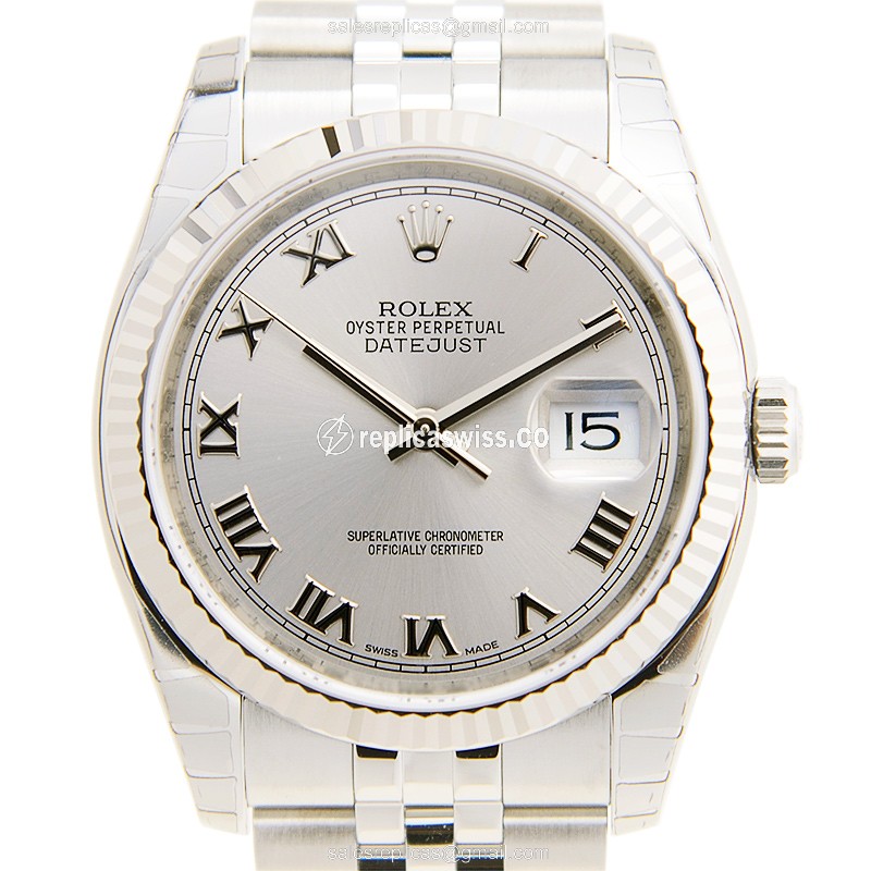 Rolex 116234G DATEJUST Automatic 18kt White Gold & Steel