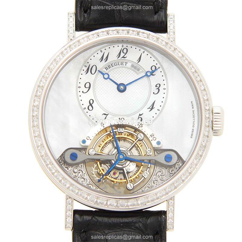 Breguet 3358BB/52/986/DD00 CLASSIQUE GRANDES COMPLICATIONS Manual Wind 18kt White Gold & Diamond