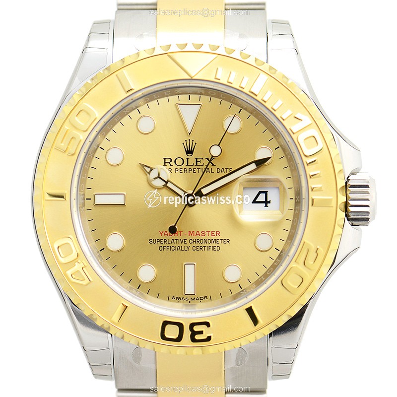 Rolex 16623 YACHT MASTER Automatic 18kt Gold & Steel
