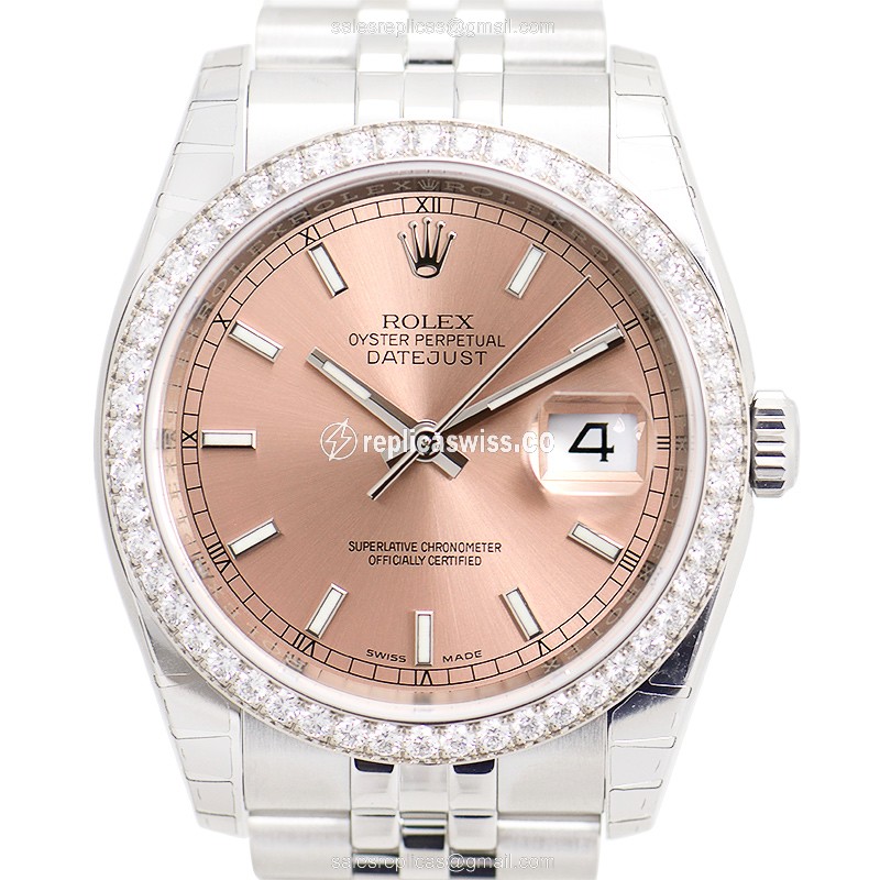 Rolex 116244 DATEJUST Automatic Stainless Steel & Diamonds