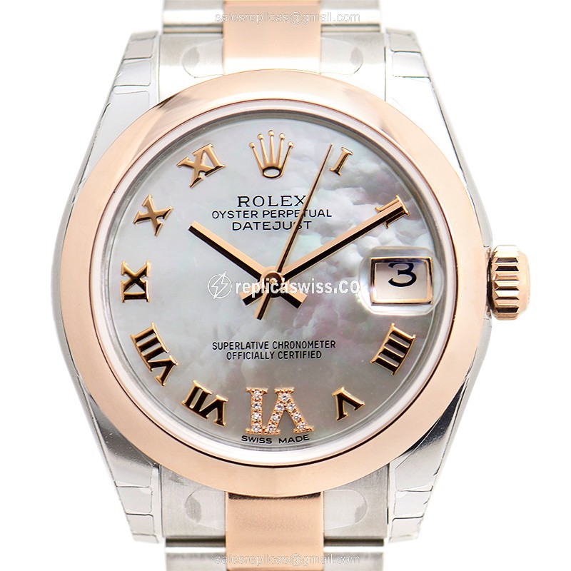 Rolex 178241WTNRVIDIA_O LADY DATEJUST Automatic 18kt Rose Gold